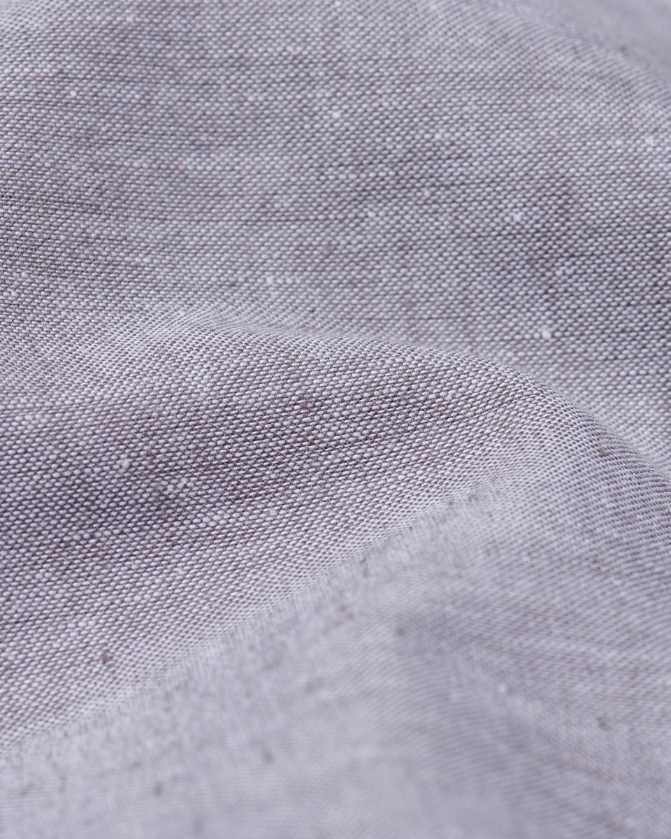 housse de couette-coton chambray gris clair gris clair - 1000014073 - HEMA