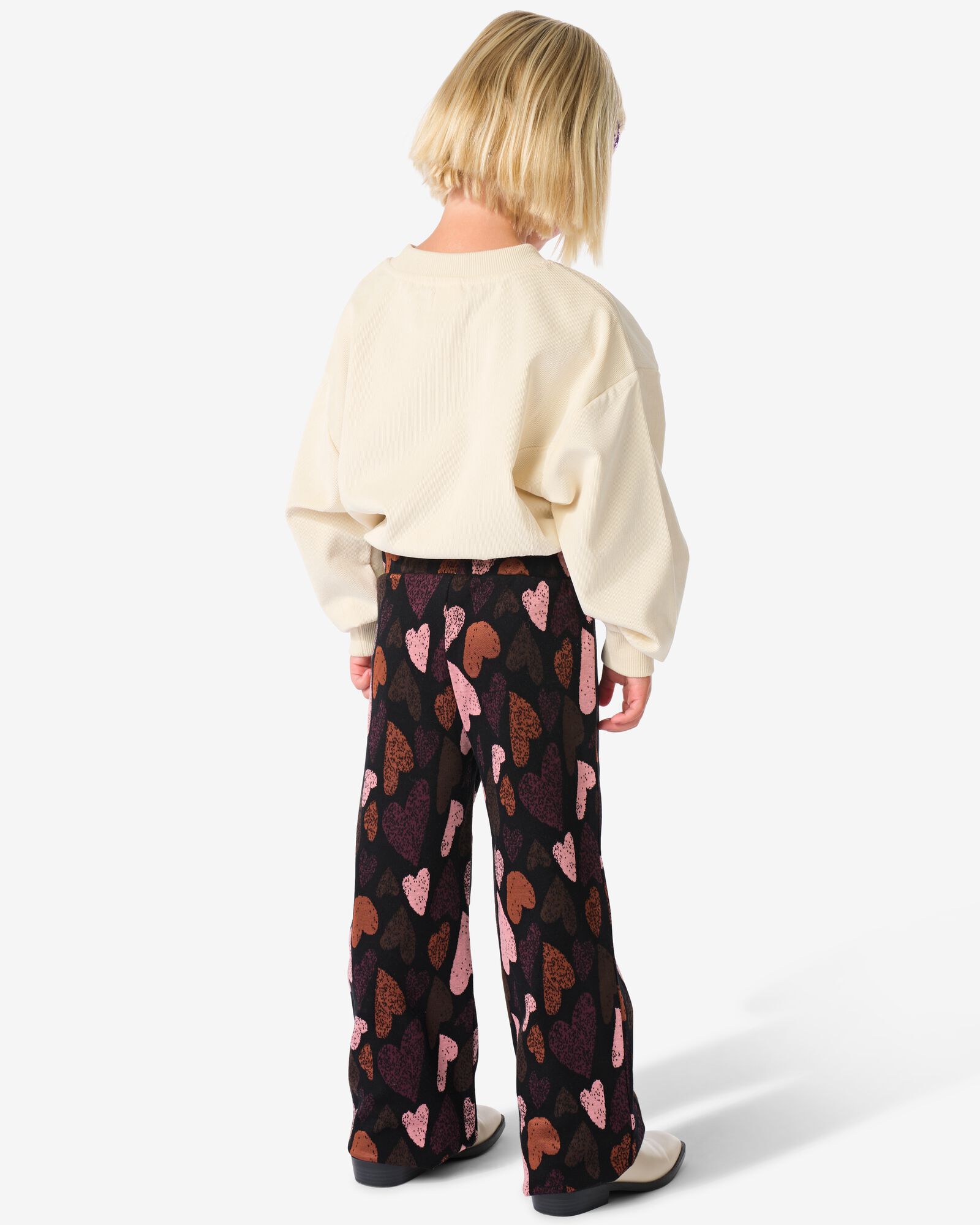 legging enfant avec petits c&oelig;urs noir - 30835555BLACK - HEMA