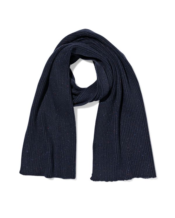 herensjaal donkerblauw - 16500029 - HEMA