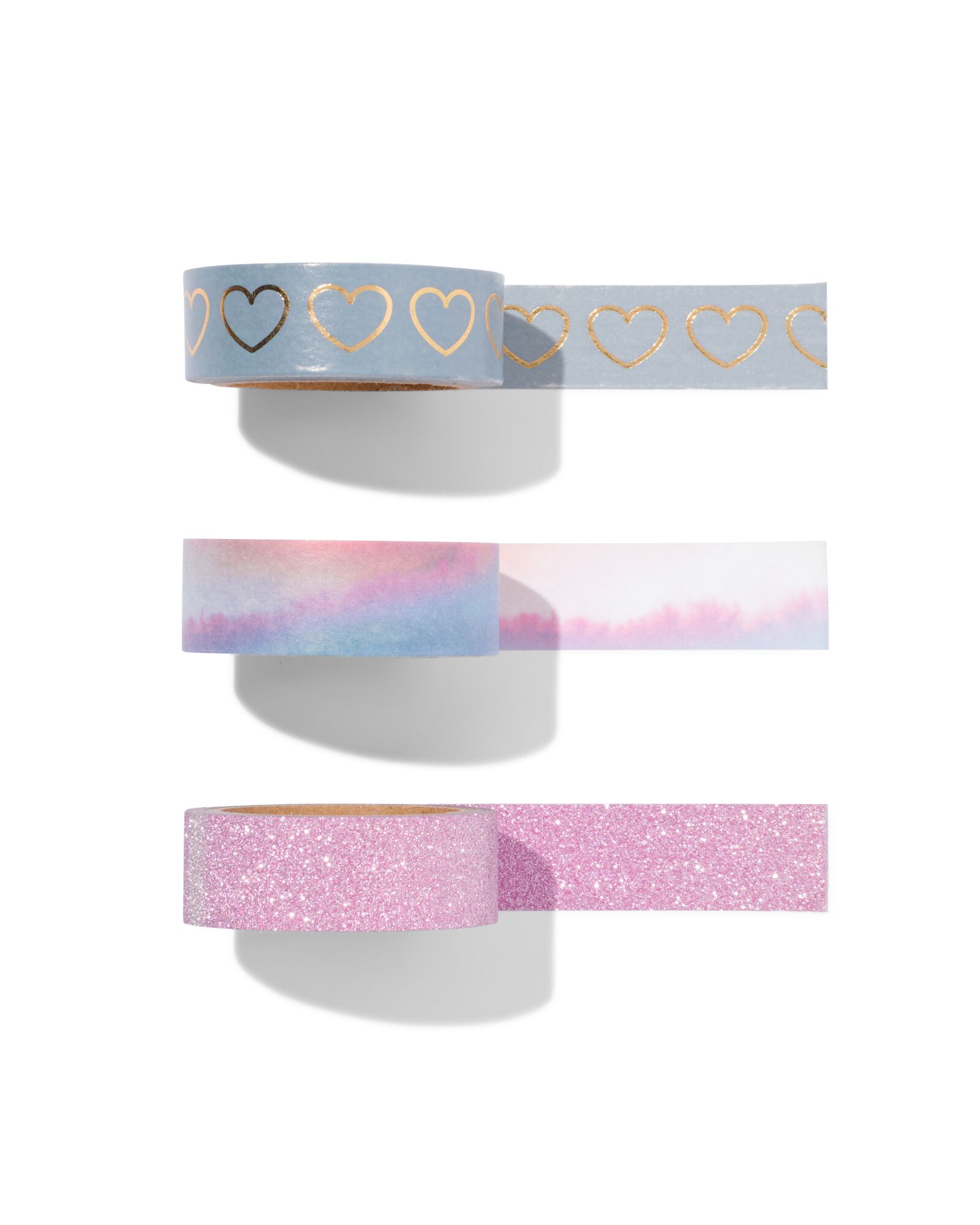 3 washi tapes à paillettes - 14190071 - HEMA