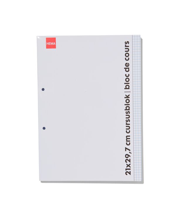 cursusblok - A4 - geruit 5 mm - 14122374 - HEMA