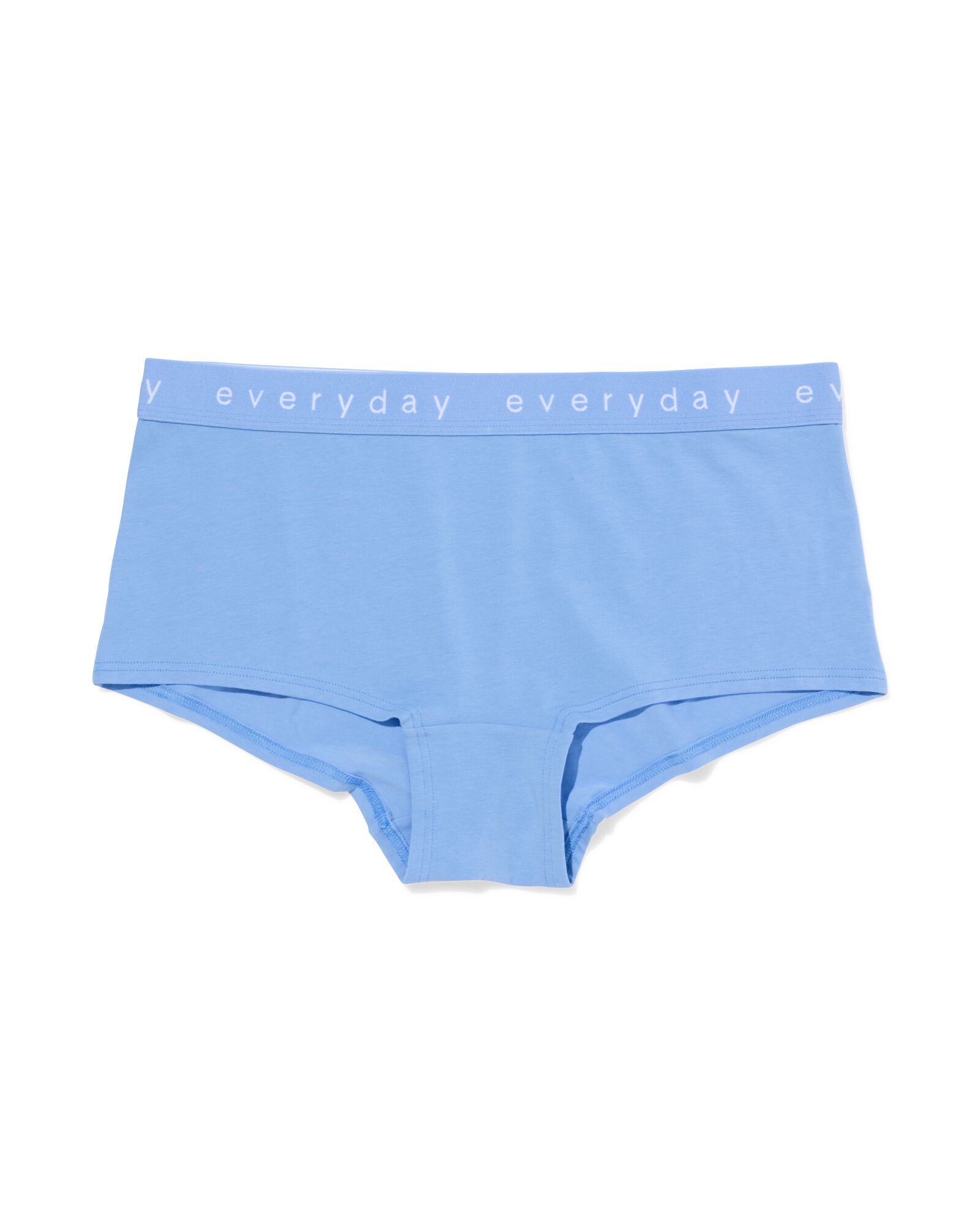 Damen-Boxershorts aus Baumwolle mit &bdquo;everyday&ldquo; auf dem Bund blau - 19601844BLUE - HEMA