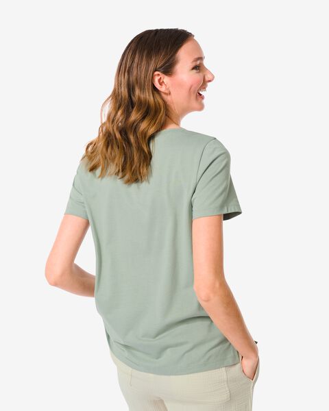 t-shirt femme Danila vert vert - 1000031181 - HEMA