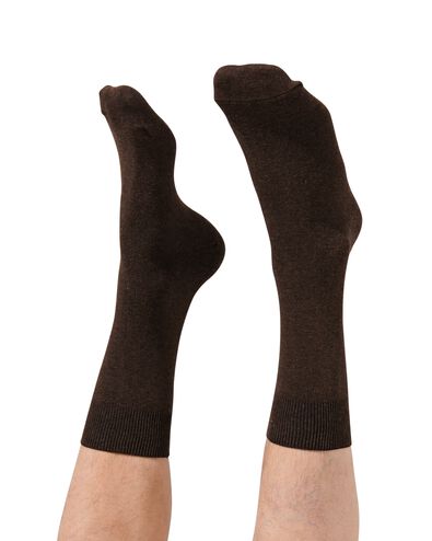 5er-Pack Herren-Socken braun braun - 1000020079 - HEMA