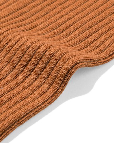 Newborn-Leggings, gerippt braun - 33434120BROWN - HEMA