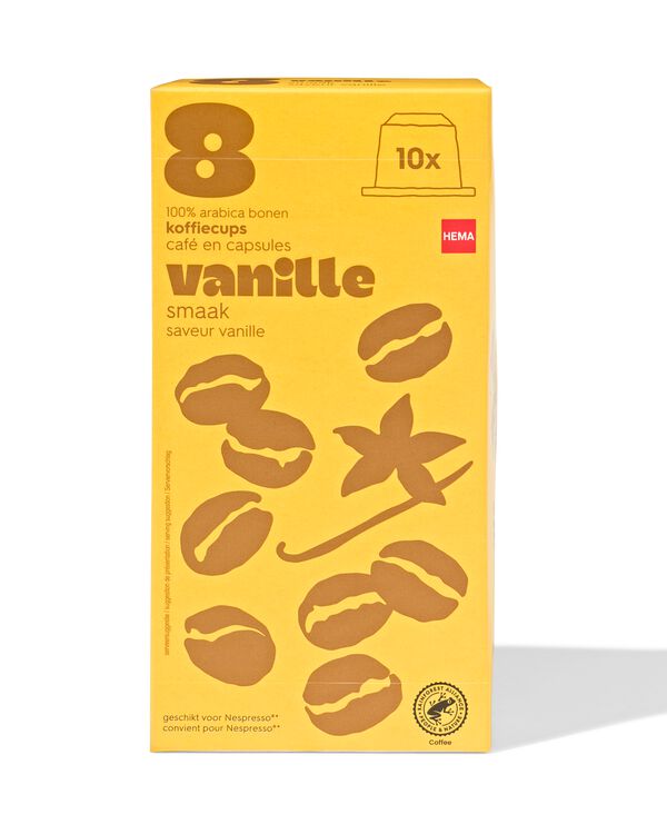 Kaffeekapseln Vanille &ndash; 10 St&uuml;ck - 17180043 - HEMA