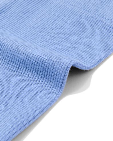 babyleggings rib bloemen - 2 stuks blauw blauw - 33086670BLUE - HEMA