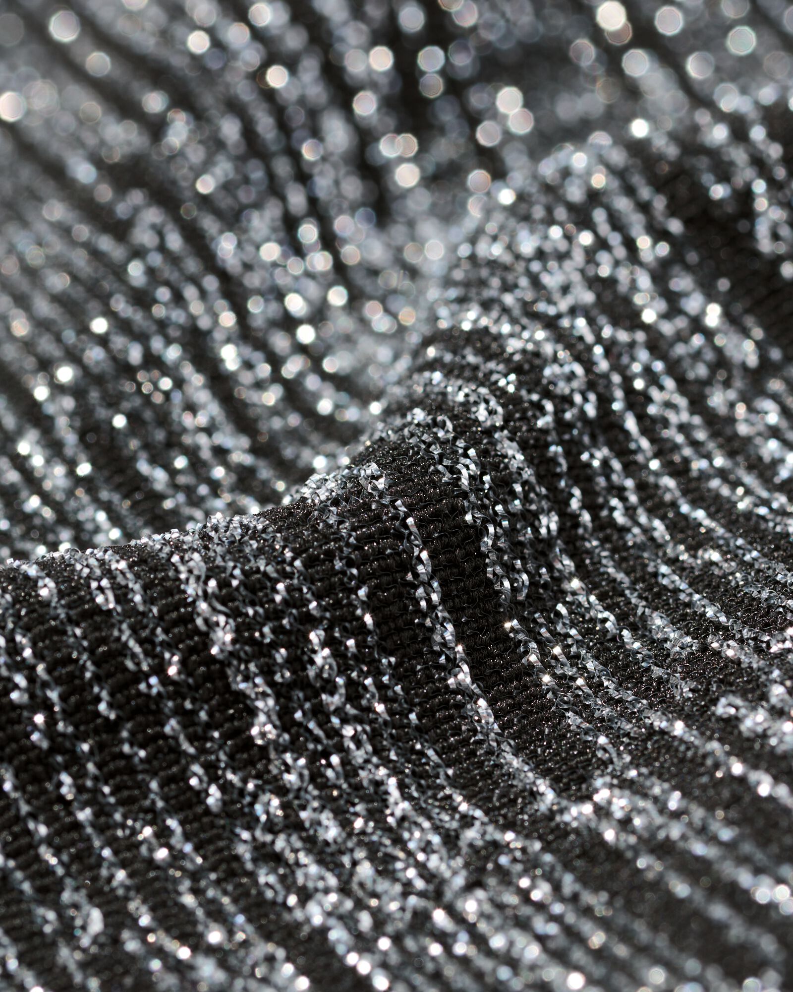 Kinder-Strickjacke mit Glitzer schwarz schwarz - 30836553BLACK - HEMA