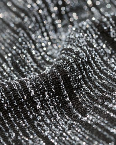 Kinder-Strickjacke mit Glitzer schwarz schwarz - 30836553BLACK - HEMA