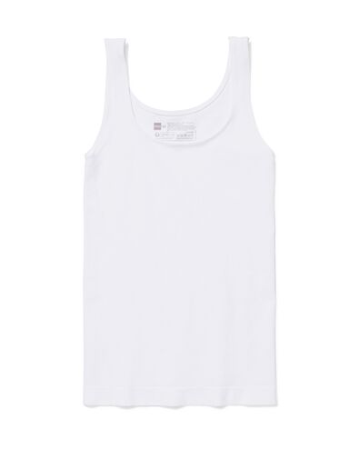 Figurfreundliches Hemd aus Baumwolle mit leichter Korrektur wei&szlig; wei&szlig; - 21510081WHITE - HEMA