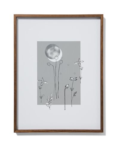 fotolijst massief notenhout 30x40 30 x 40 hout - 13622044 - HEMA