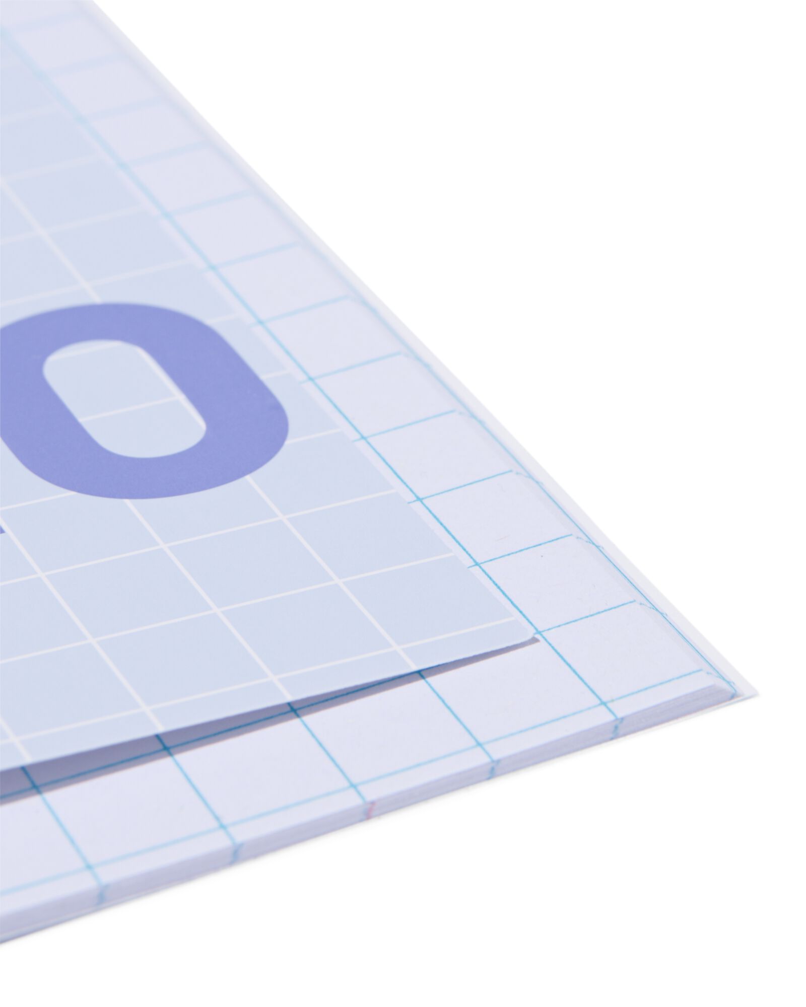 schriften A4 geruit 10mm blauw - 3 stuks - 14120226 - HEMA