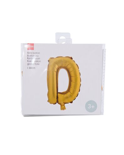Folienballon D gold D - 14200242 - HEMA