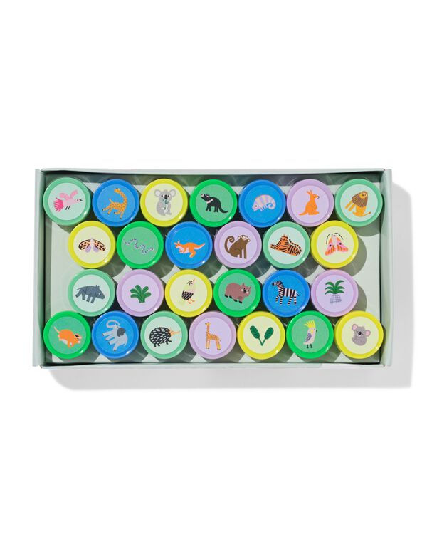 lot de tampons animaux sauvages 26 pi&egrave;ces - 15900167 - HEMA