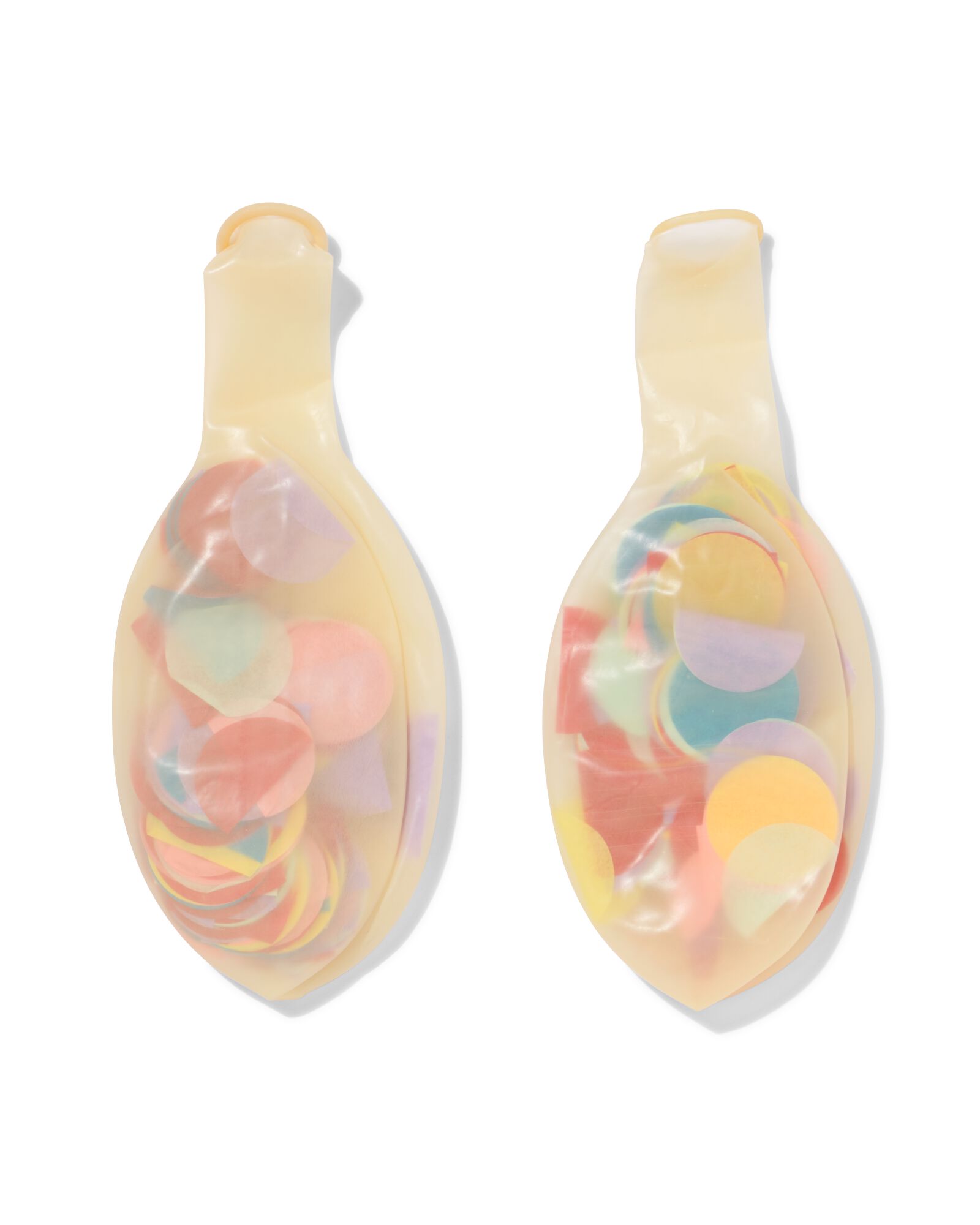 ballonnen XXL &Oslash;61cm confetti - 2 stuks - 14250017 - HEMA