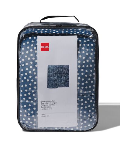 couverture lest&eacute;e 200x150 6,8kg bleu - 5520005 - HEMA