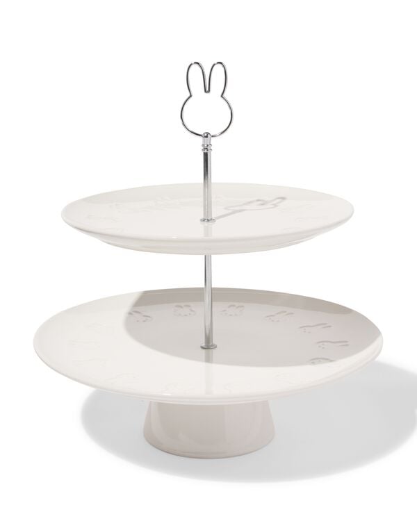 pr&eacute;sentoir &agrave; g&acirc;teaux &agrave; &eacute;tages miffy &Oslash;28,5 cm c&eacute;ramique - 60410290 - HEMA