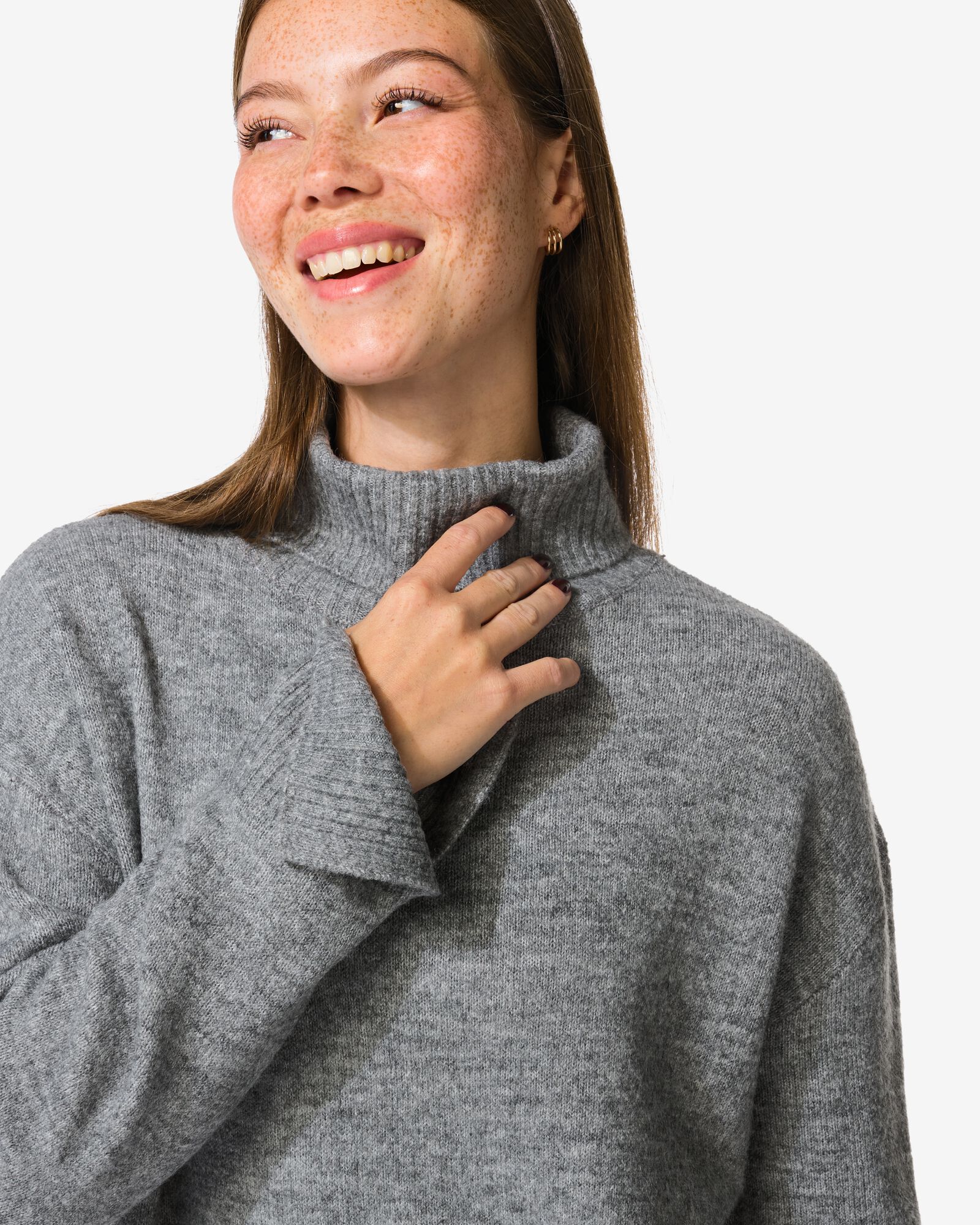 damesjurk Frankie lichtgrijs lichtgrijs - 36366860LIGHTGREY - HEMA