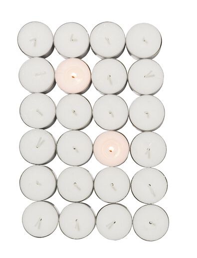 30 bougies d&rsquo;ambiance avec dur&eacute;e de combustion de 8 heures - 13500062 - HEMA