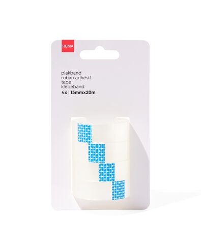 4 rouleaux ruban adh&eacute;sif - 14820033 - HEMA