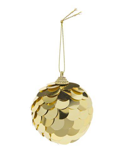 boule de No&euml;l dor&eacute;e &agrave; paillettes - 25110062 - HEMA