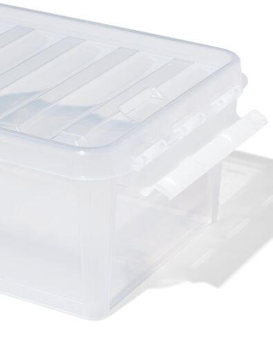 bo&icirc;te de rangement Brussels transparente 8L 34 x 25 x 16 - 2000000287 - HEMA