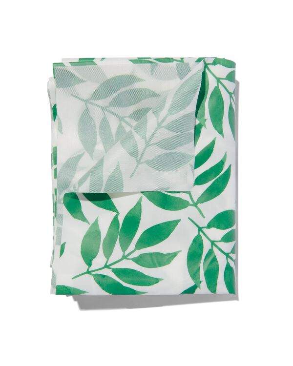 toile cir&eacute;e 140x240 polyester feuilles - 5330001 - HEMA