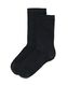 dames sokken met biologisch katoen - 2 paar zwart 39/42 - 4250062 - HEMA