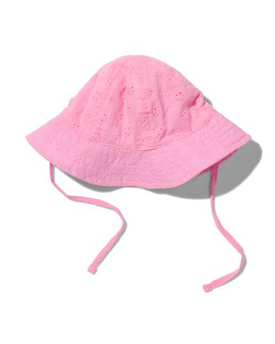 chapeau de soleil pour b&eacute;b&eacute; brod&eacute; rose - 33250085PINK - HEMA