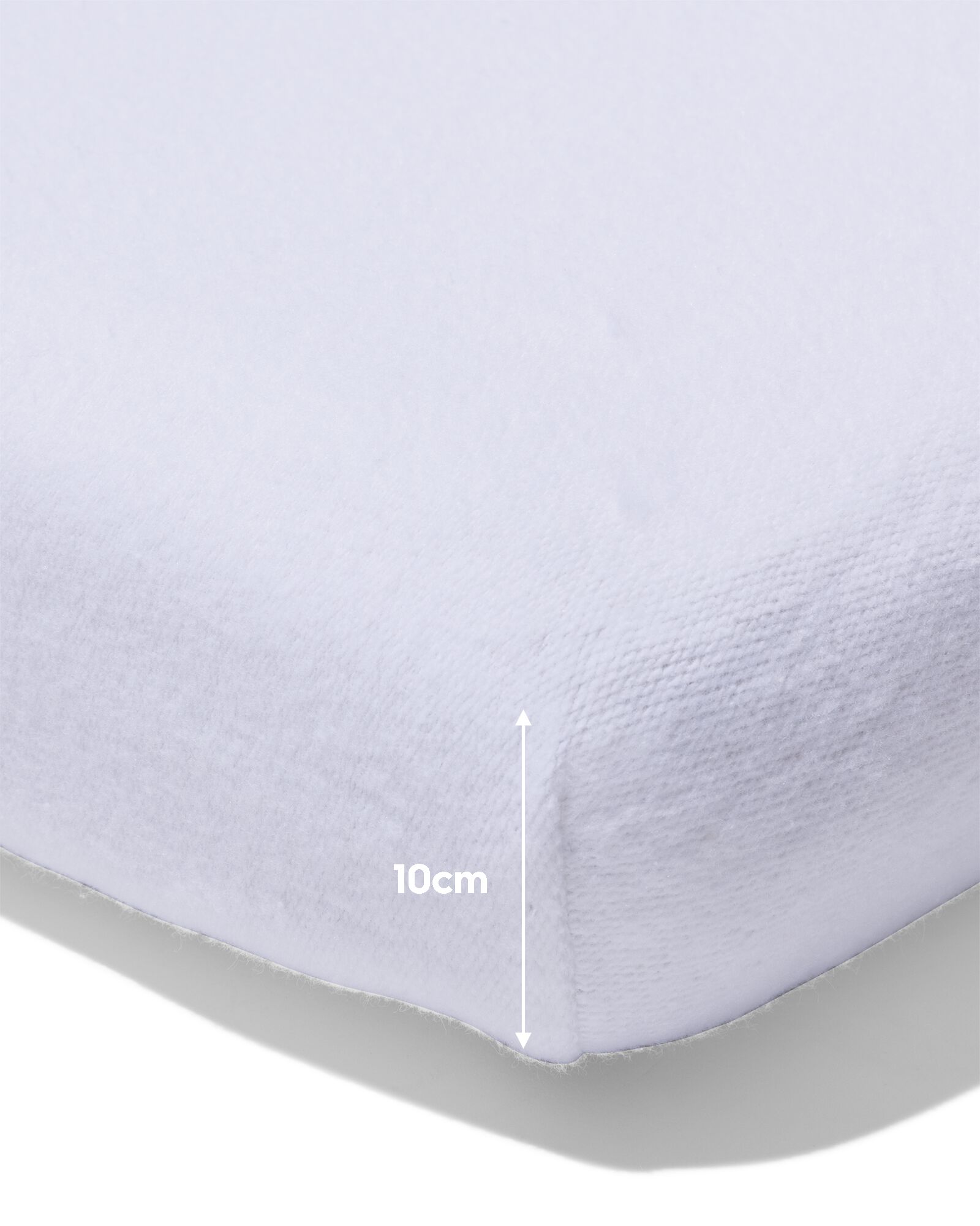 surmatelas prot&egrave;ge-matelas molleton 180x200cm - 5180068 - HEMA