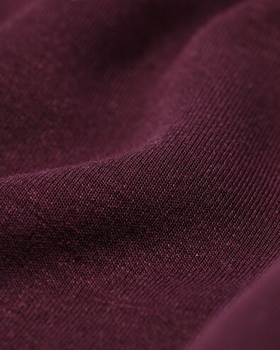 damesbroek lounge loose fit bordeauxrood bordeauxrood - 36000452BURGUNDYRED - HEMA