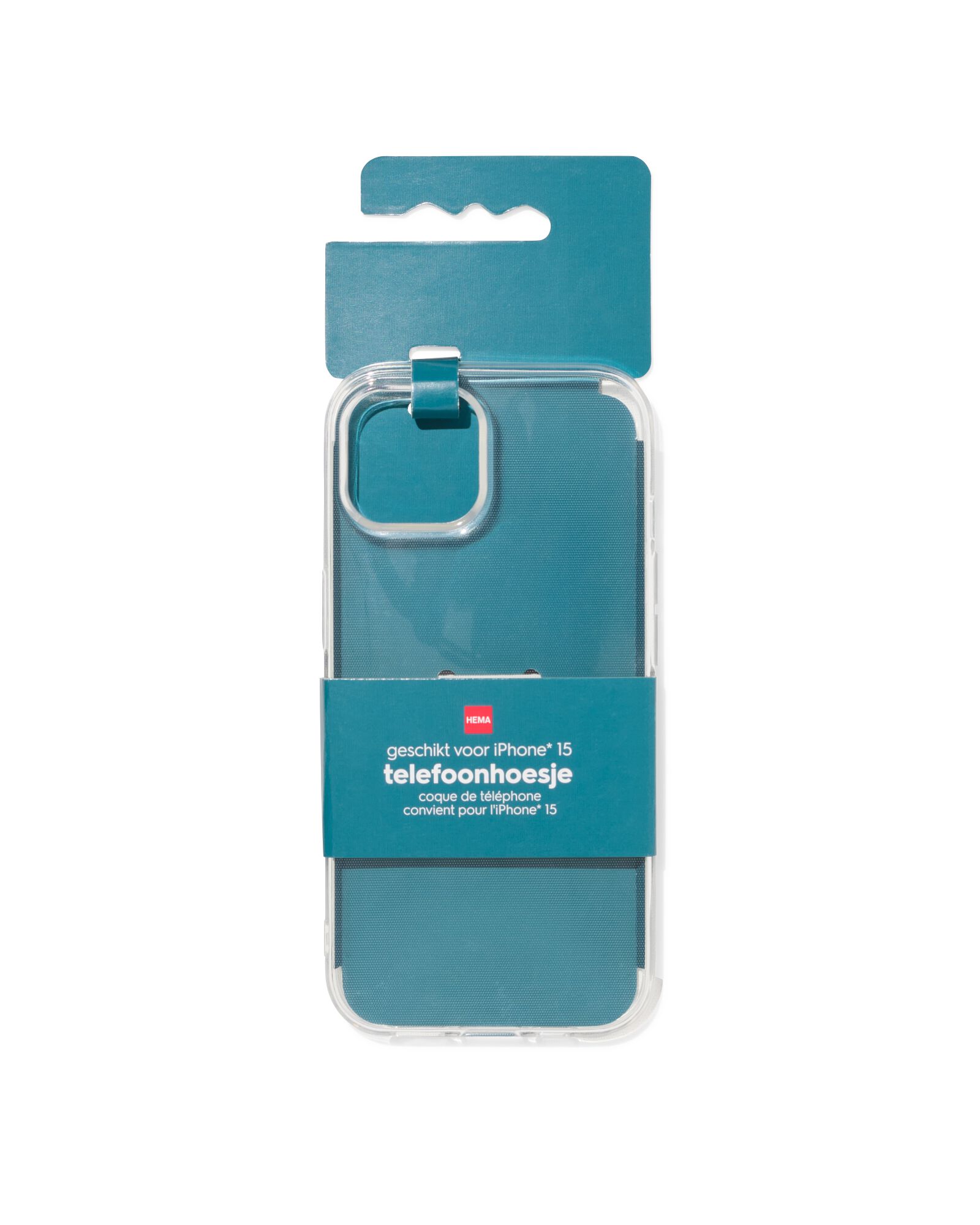 softcase iPhone 15 transparant - 39680024 - HEMA