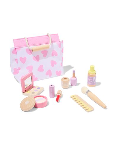 Make-up-Set 21 &times; 19 &times; 12 cm, Holz - 15100235 - HEMA