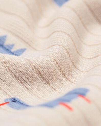 Newborn-Wickelstrampler zum Mitwachsen, LENZING&trade; ECOVERO&trade;, gerippt, Enten ecru - 33429520ECRU - HEMA