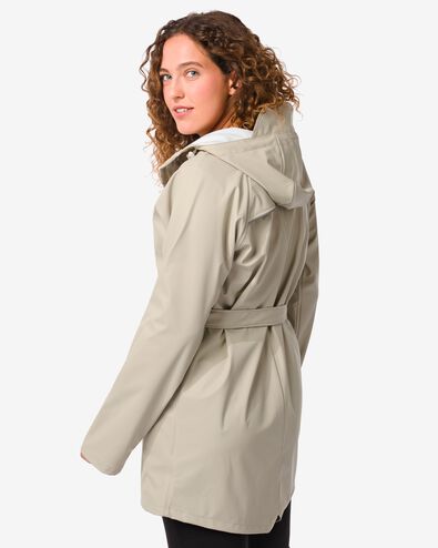 manteau imperméable femme gris argenté M - 34460082 - HEMA