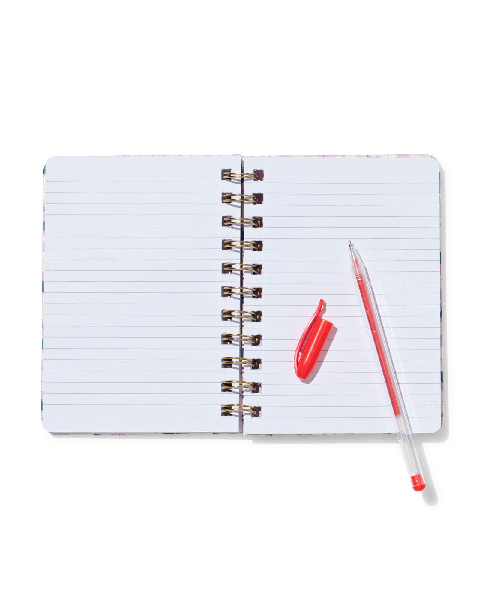 carnet A6 lign&eacute; avec fleurs - 14100216 - HEMA