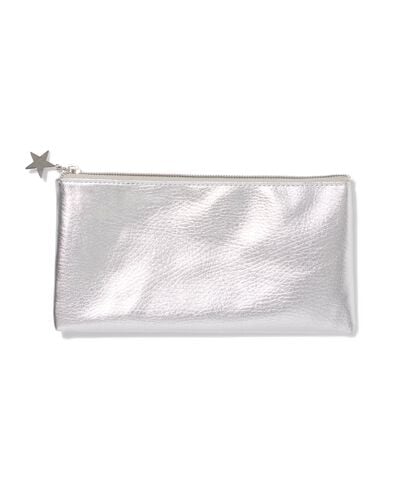 trousse 19,5x1x10,5cm simili cuir brillant - 14400489 - HEMA