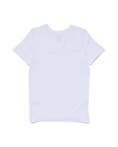 kinder t-shirt met bamboe wit - 1000014276 - HEMA