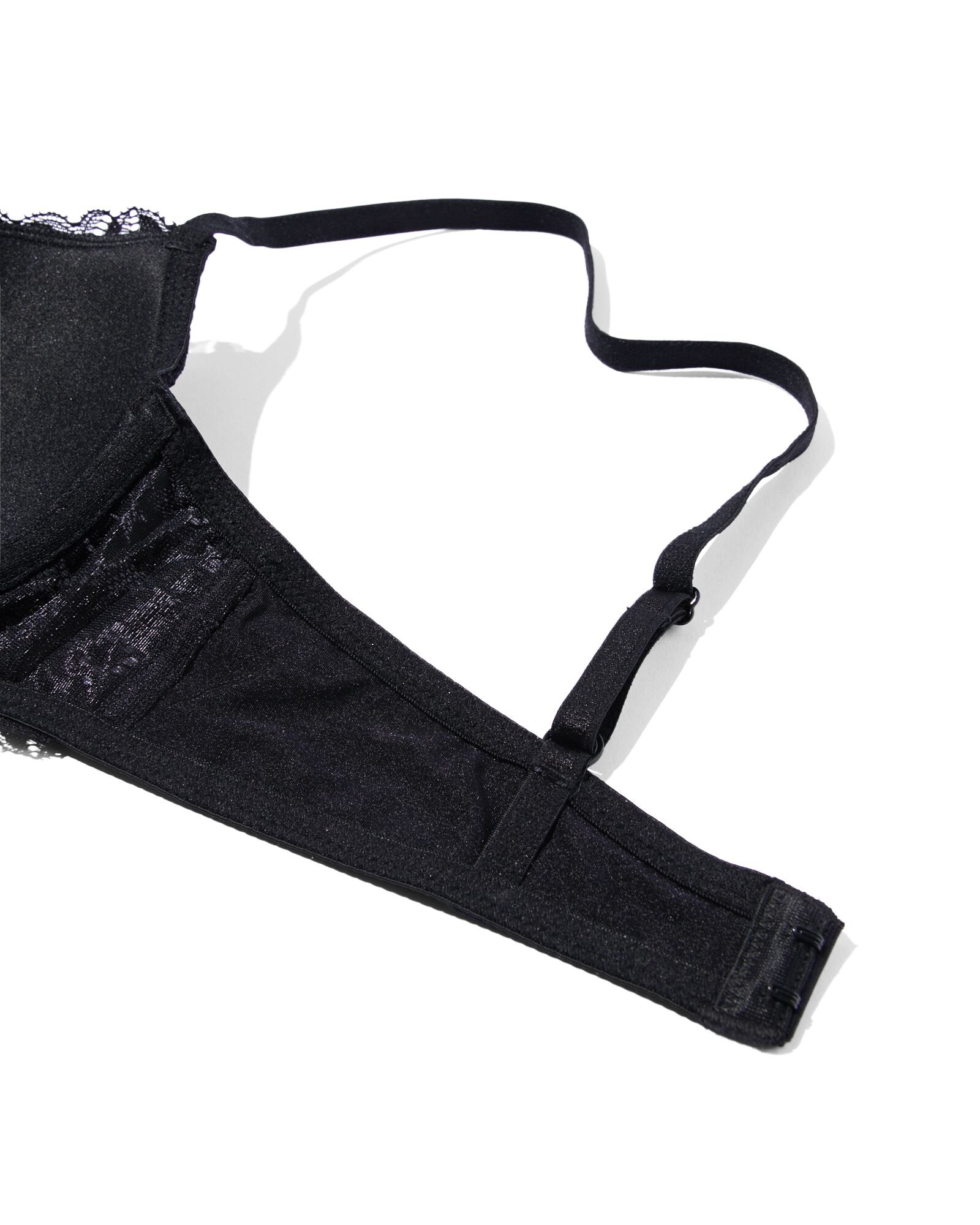voorgevormde kanten bh met beugel zwart zwart - 21800182BLACK - HEMA