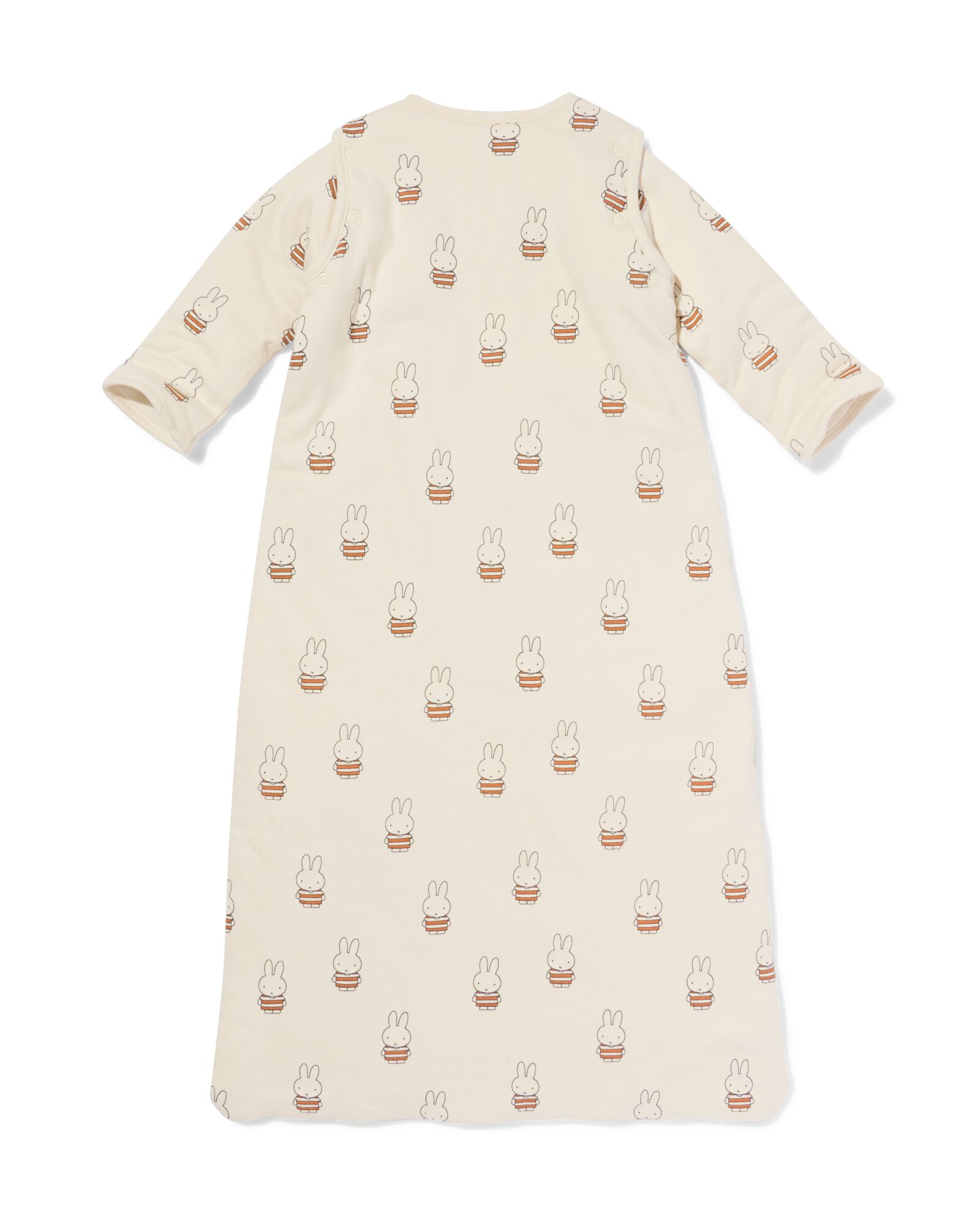gigoteuse b&eacute;b&eacute; Miffy avec manches amovibles matelass&eacute;e 3,0 tog  blanc cass&eacute; - 33366850OFFWHITE - HEMA
