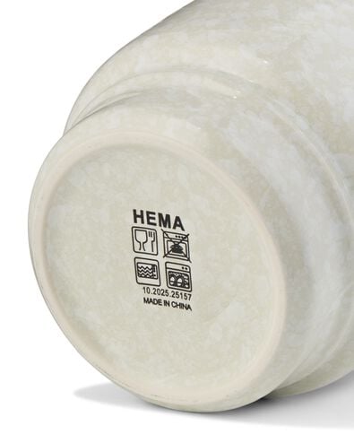 tasse &agrave; caf&eacute; 220ml Trend fa&iuml;ence verte mouchet&eacute;e - 80660354 - HEMA