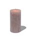bougie rustique - 7x13 - taupe taupe 7 x 13 - 13502435 - HEMA