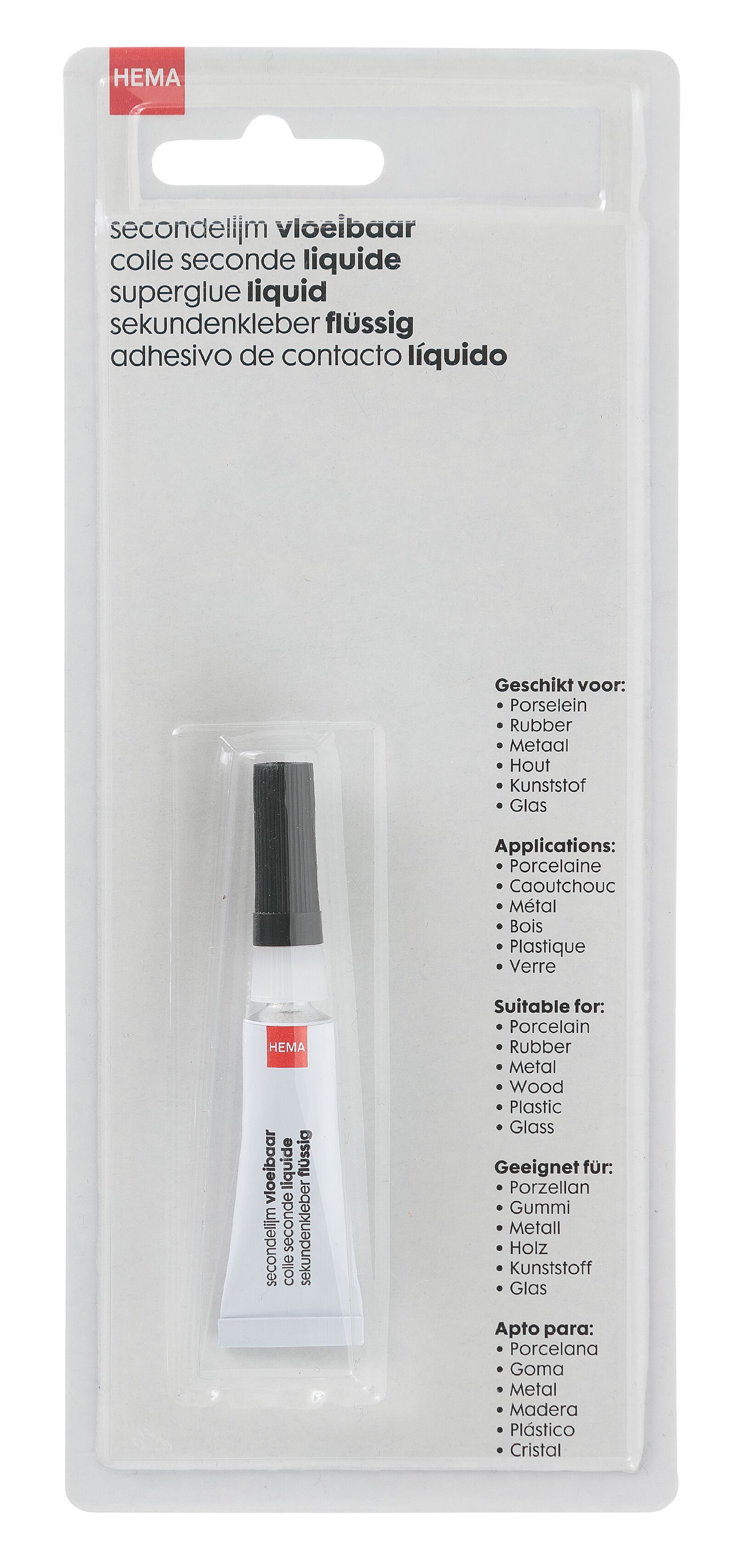 colle seconde liquide - 81040063 - HEMA
