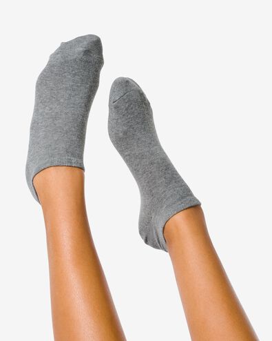 5 paires de socquettes homme gris gris - 1000001523 - HEMA