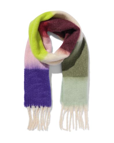 damessjaal 214x35 geblokt - 16450027 - HEMA