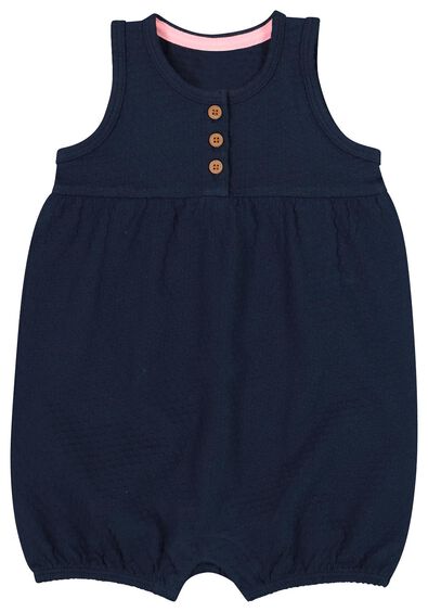 Baby-Jumpsuit dunkelblau - 1000019797 - HEMA