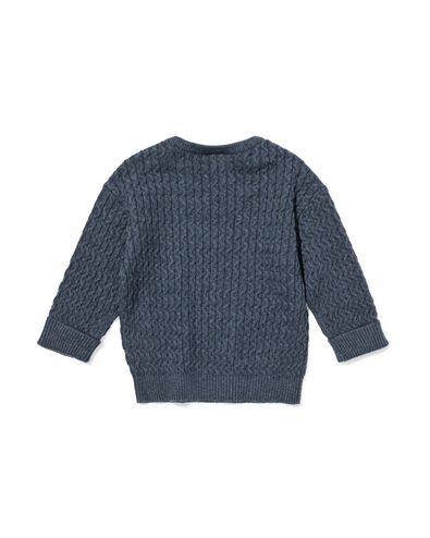 newborn trui  blauw - 33434420BLUE - HEMA