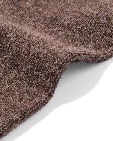 newborn legging merinowol donkerbruin donkerbruin - 33437420DARKBROWN - HEMA