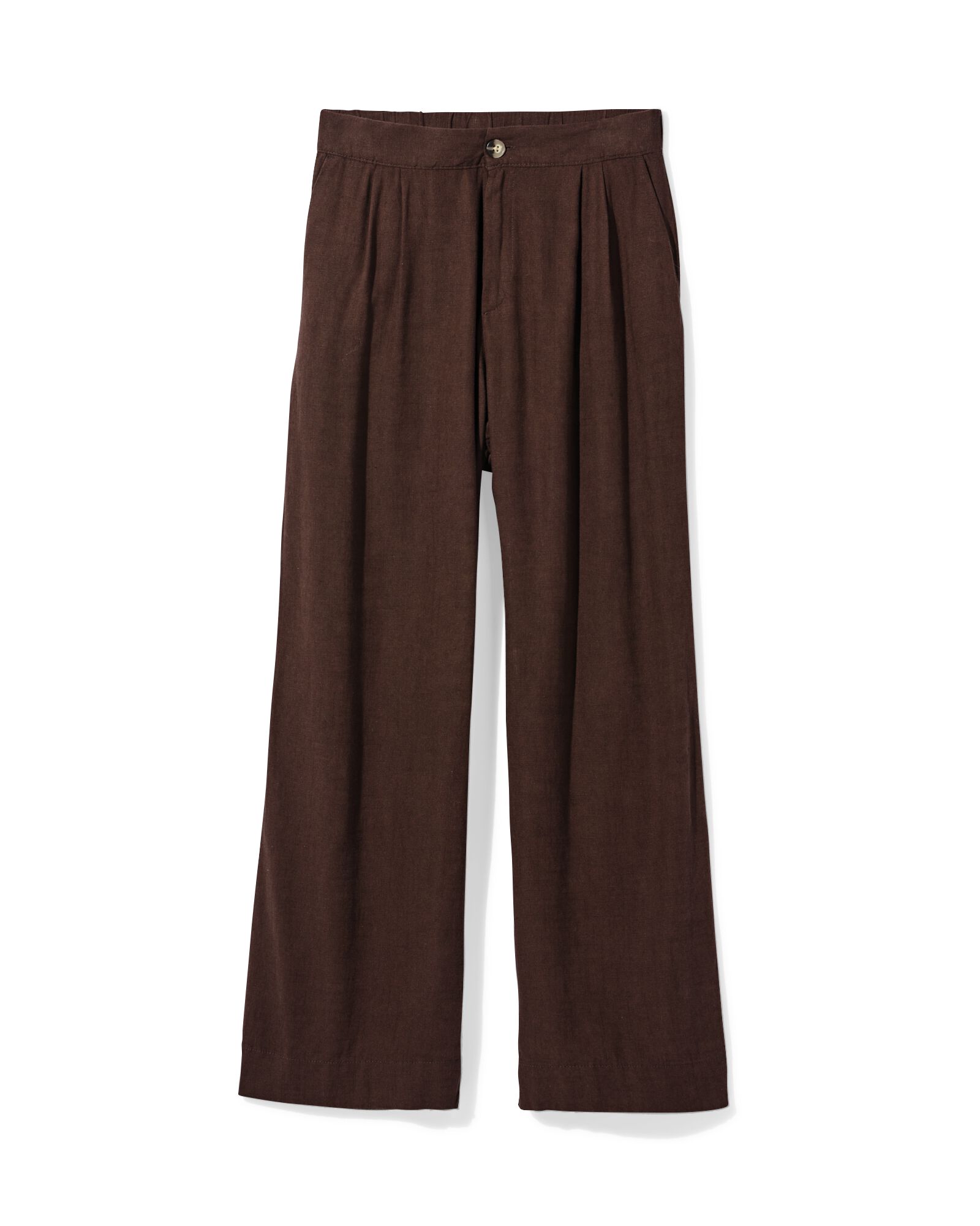 Damenhose Selma, weite Passform dunkelbraun dunkelbraun - 36208130DARKBROWN - HEMA