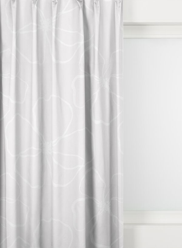 gordijnstof Baarn bloem ivoor - 46032822 - HEMA